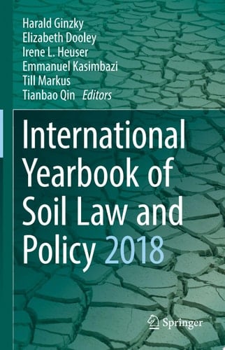 International Yearbook of Soil Law and Policy 2018