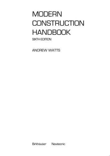 Modern Construction Handbook