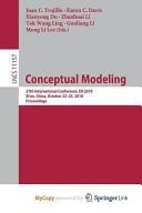 Conceptual Modeling 37th International Conference, ER 2018, Xi'an, China, October 22-25, 2018, Proceedings