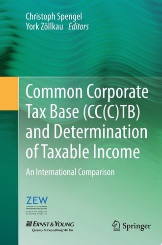 Common Corporate Tax Base (CC(C)TB) and Determination of Taxable Income