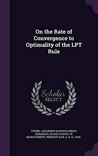 On the Rate of Convergence to Optimality of the Lpt Rule