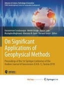 On Significant Applications of Geophysical Methods Proceedings of the 1st Springer Conference of the Arabian Journal of Geosciences (CAJG-1), Tunisia 2018