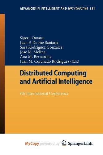 Distributed Computing and Artificial Intelligence 9th International Conference