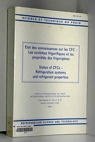 État des connaissances sur les CFC