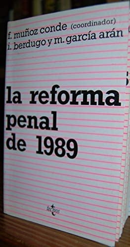 La Reforma penal de 1989