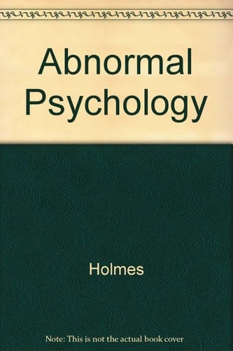 ABNORMAL PSYCHOLOGY WITH I/A PIN PKG (4th Edition)