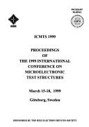 ICMTS 1999 Proceedings of the 1999 International Conference on Microelectronic Test Structures, March 15-18, 1999, Göteborg, Sweden