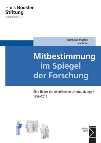 Mitbestimmung im Spiegel der Forschung eine Bilanz der empirischen Untersuchungen 1952-2010