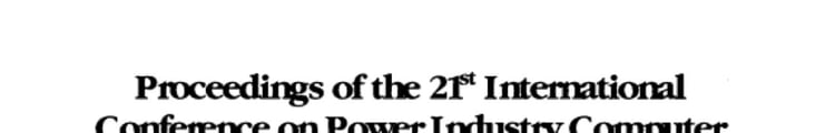 Proceedings of the 21st International Conference on Power Industry Computer Applications 16-21 May, 1999, Santa Clara, California