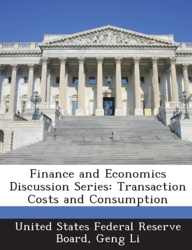 Finance and Economics Discussion Series: Transaction Costs and Consumption