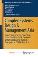 Complex Systems Design & Management Asia Smart Transportation: Proceedings of the Third Asia-Pacific Conference on Complex Systems Design & Management, CSD & M Asia 2018