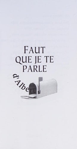 Faut que je te parle d'Albert roman