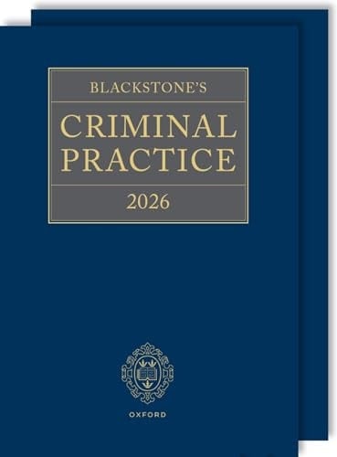 Blackstone's Criminal Practice 2026 (Digital Pack): Main Work, Supplements 1–3, and LawReader Access