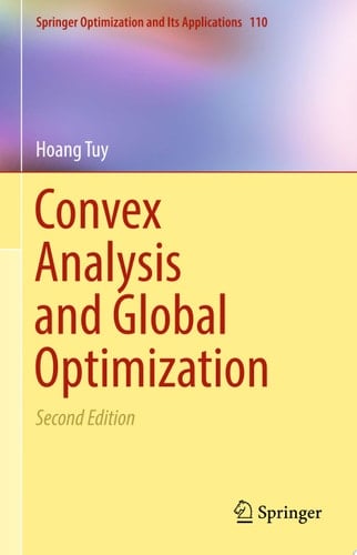 Convex Analysis and Global Optimization
