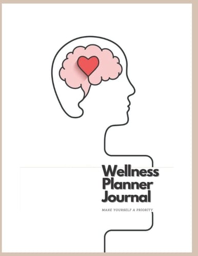 1 Year Wellness Log / Planner: Guided Journal with Over 120 Pages, Mindfulness Journal Includes Sections on Goals/Exploration/Action/Relaxation and Daily Check