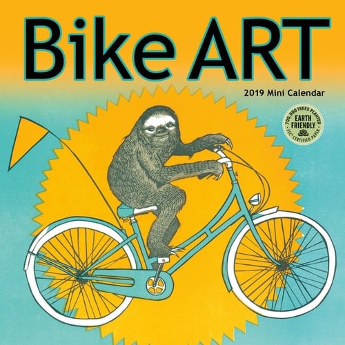 Bike Art 2019 Mini Wall Calendar: In Celebration of the Bicycle