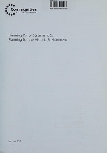 Planning for the historic environment