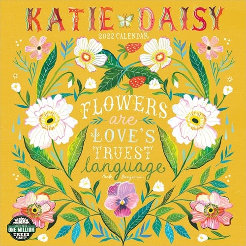 Katie Daisy 2022 Wall Calendar