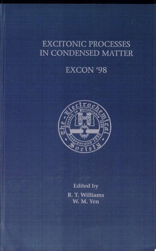 Proceedings of the Third International Conference on Excitonic Processes in Condensed Matter, EXCON '98