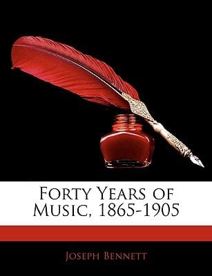 Forty Years of Music, 1865-1905