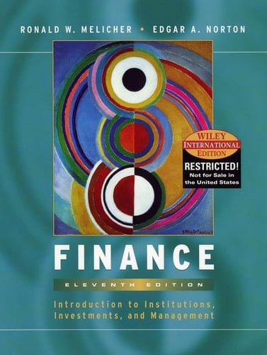 Finance An Introduction to Markets,Investments and Management