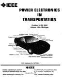 IEEE Workshop on Power Electronics in Transportation, 2002