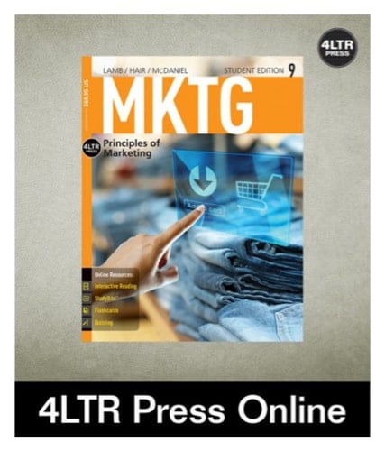 MKTG Online for Lamb/Hair/McDaniel's MKTG 9, 9th Edition, [Instant Access], 1 term (6 months)