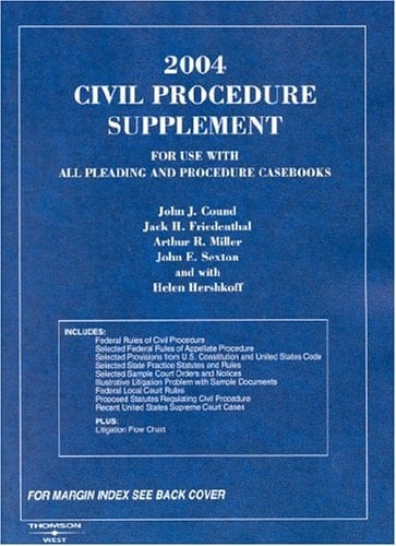 2004 civil procedure supplement