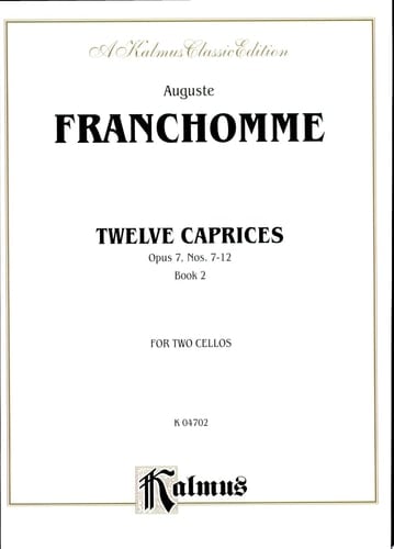 Twelve caprices, opus 7, nos. 7-12 for two cellos