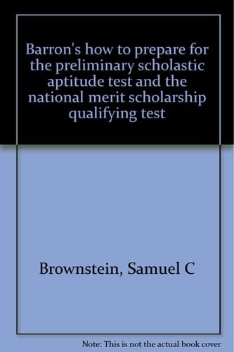 Barron's how to Prepare for the PSAT-NMSQT Preliminary Scholastic Aptitude Test, National Merit Scholarship Qualifying Test