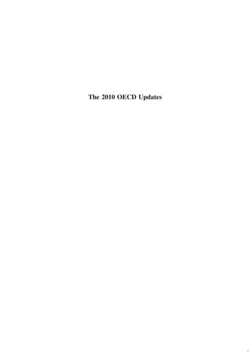 The 2010 OECD Updates Model Tax Convention & Transfer Pricing Guidelines : a Critical Review