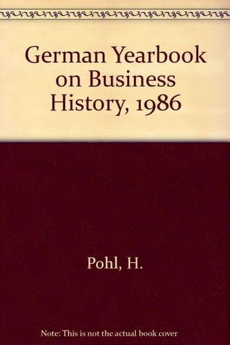 German Yearbook on Business History 1986