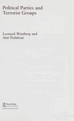 Political Parties and Terrorist Groups