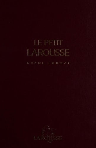 Le petit Larousse grand format 1995...