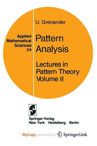 Lectures in pattern theory