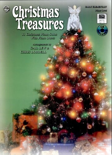 Christmas Treasures 11 Christmas Piano Solos with Piano Duets (Primer), Book, CD & General MIDI Disk