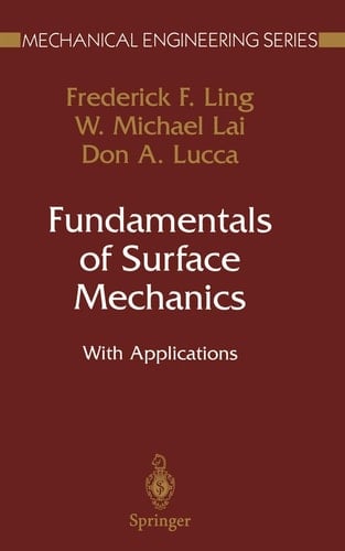 Fundamentals of Surface Mechanics With Applications