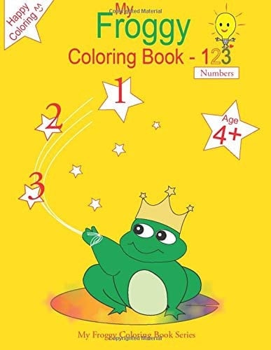 My Froggy Coloring Book - 123 Numbers