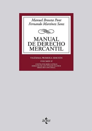 Manual de Derecho Mercantil