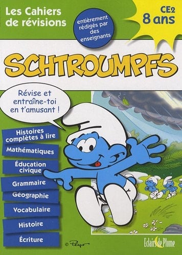Les cahiers de révisions Schtroumpfs CE2 8 ans