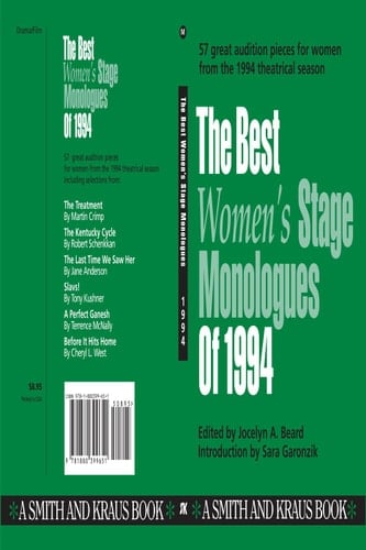 The Best Women's Stage Monologues 1994