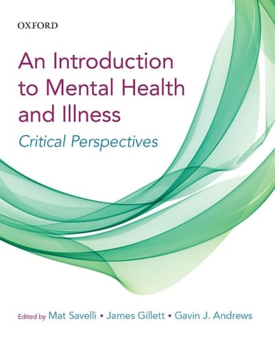 A Critical Introduction to Mental Health and Illness