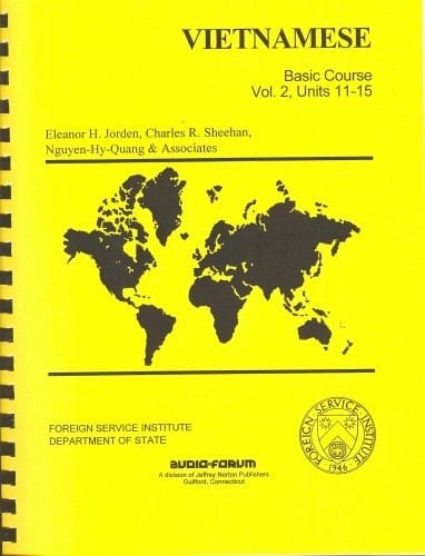 Vietnamese, Basic Course, Vol. II (Book/Cassette Course)