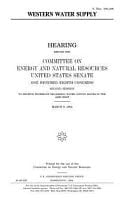 Western Water Supply