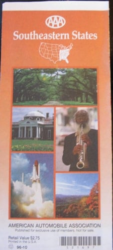 Aaa Map Southeastern States