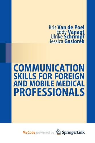 Communication Skills for Foreign and Mobile Medical Professionals