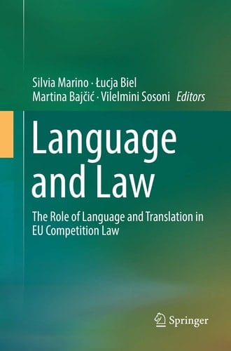 Language and Law The Role of Language and Translation in EU Competition Law