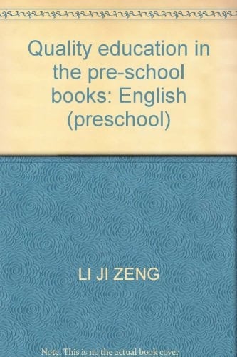 Quality education in the pre-school books: English (preschool)