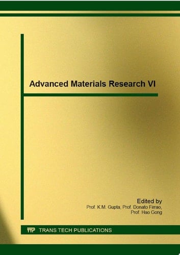 Advanced Materials Research VI