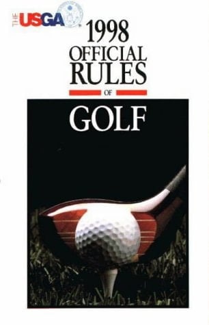 Official Rules of Golf, 1998